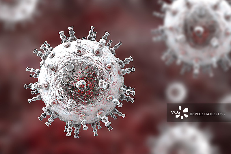 卡波西肉瘤病毒图示图片素材