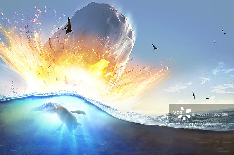 希克苏鲁伯撞击图片素材