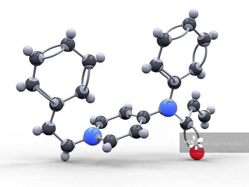 芬太尼药物分子图片素材