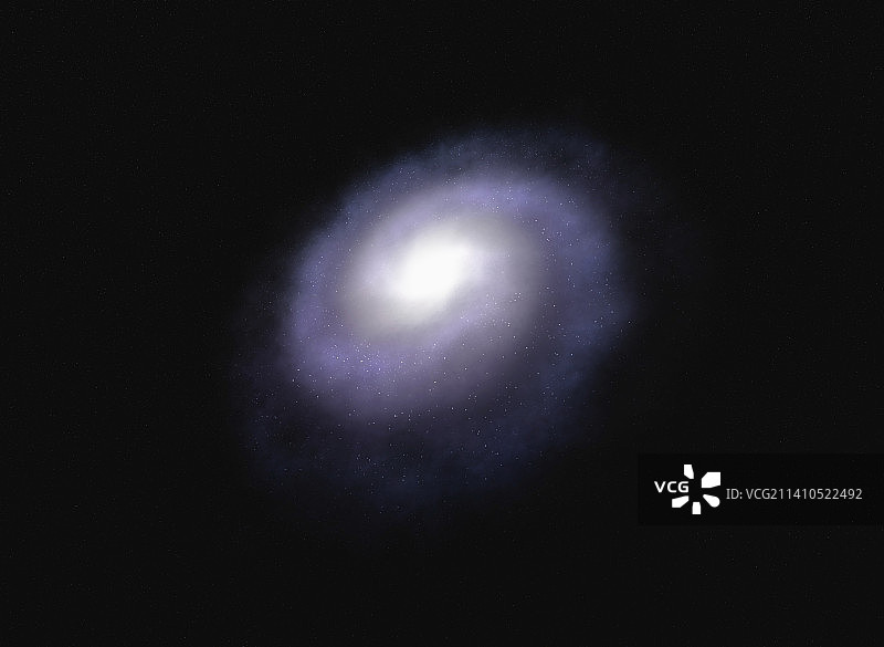 太空中的银河图片素材