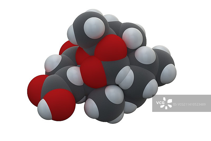 青蒿琥酯疟疾药物分子图片素材