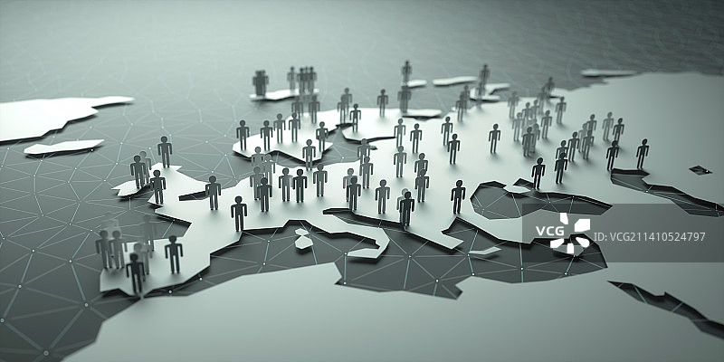 欧洲地图图片素材