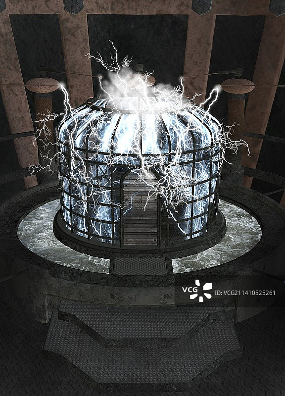 法拉第笼示意图图片素材