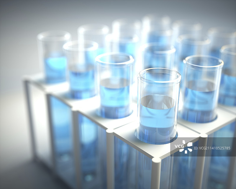 带有移液器的试管，插图图片素材