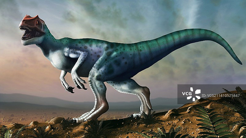 异特龙插画图片素材