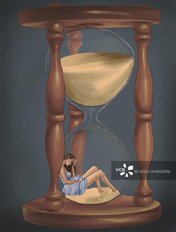 更年期概念插画图片素材