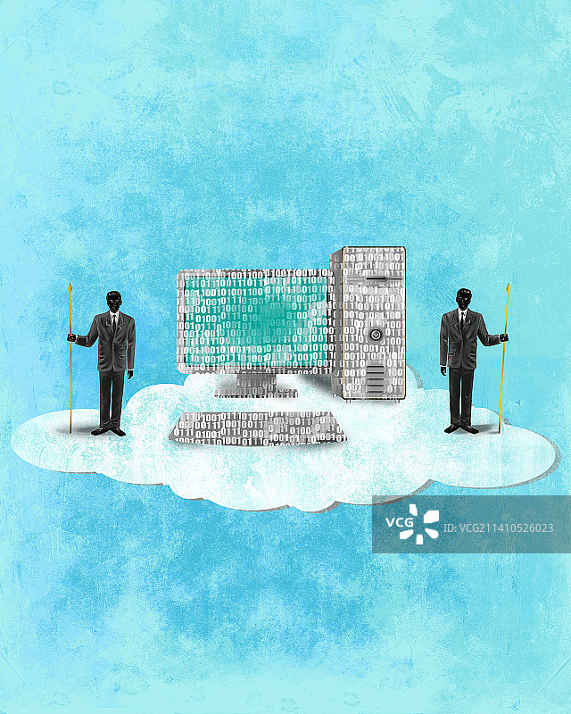 云计算图解图片素材