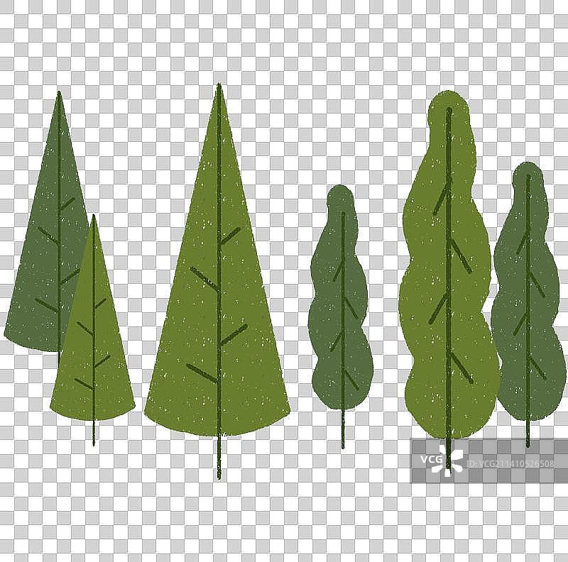 扁平风植物图片素材