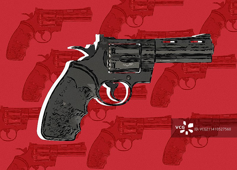 手枪插画图片素材