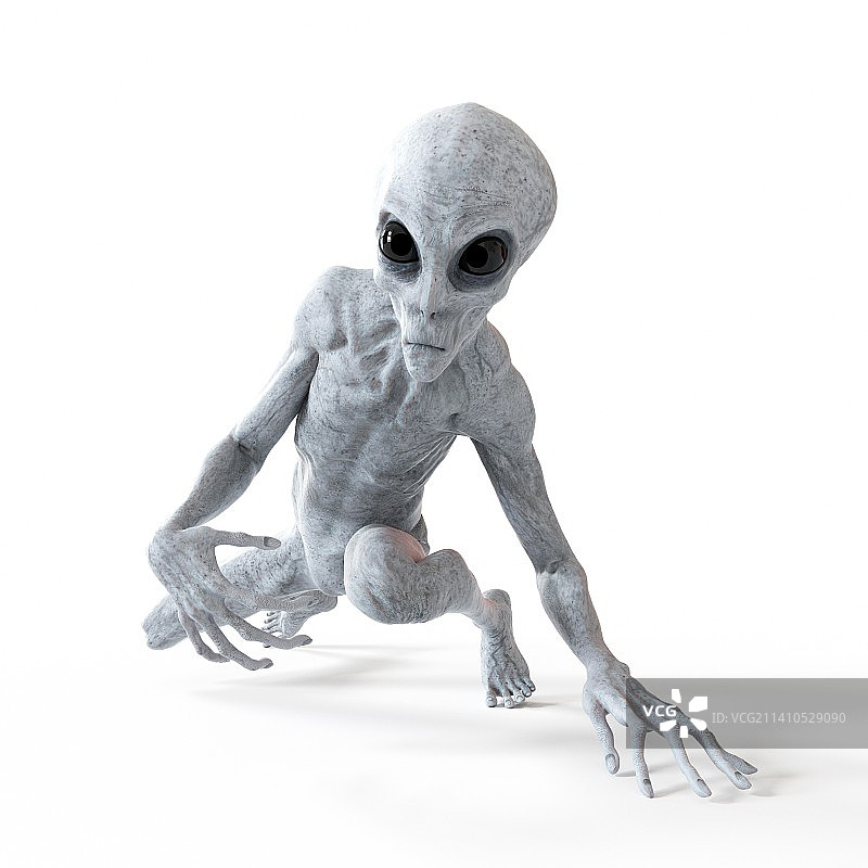 类人外星人插画图片素材