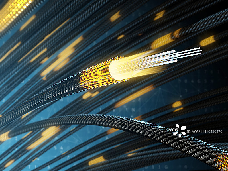 未来感数据线，插图图片素材