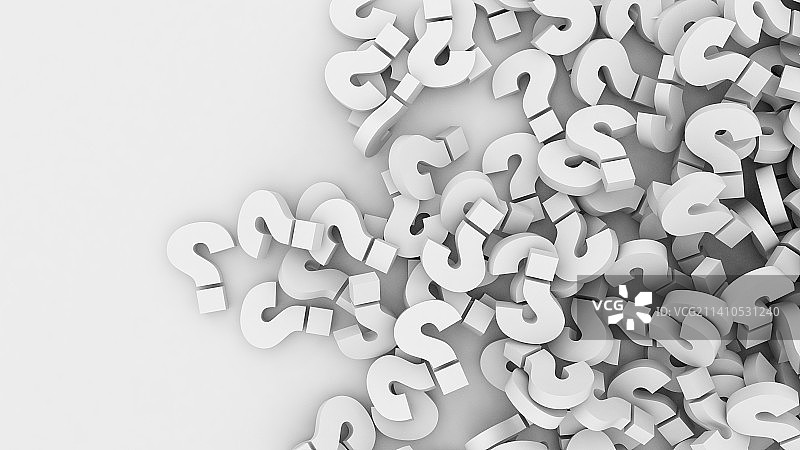 问号组合插图图片素材