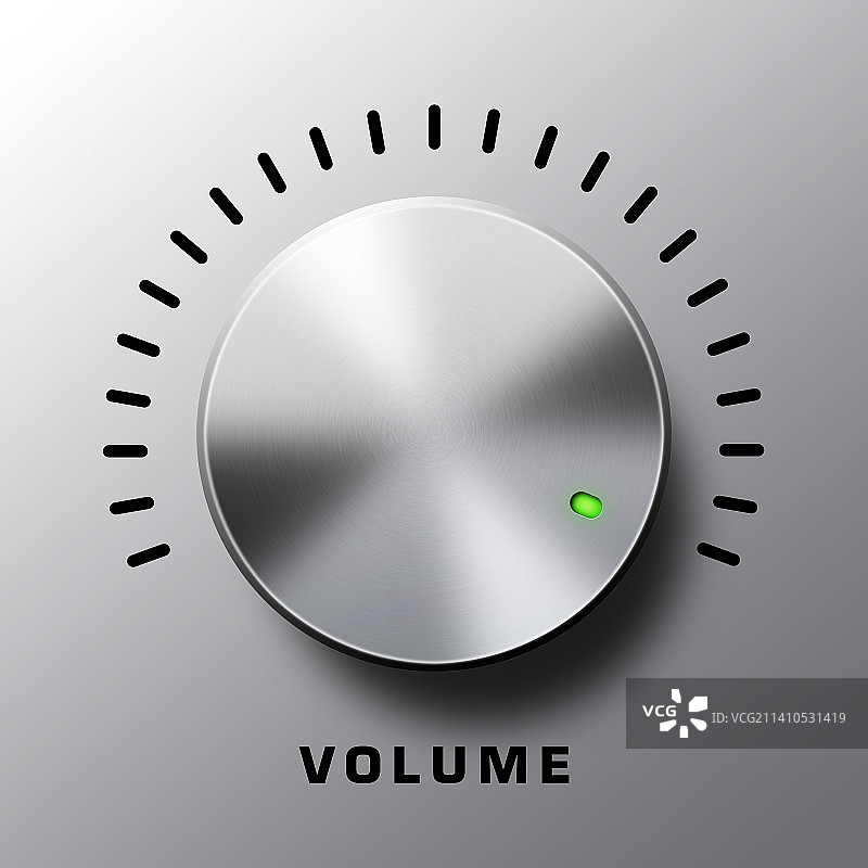 音量旋钮插图图片素材