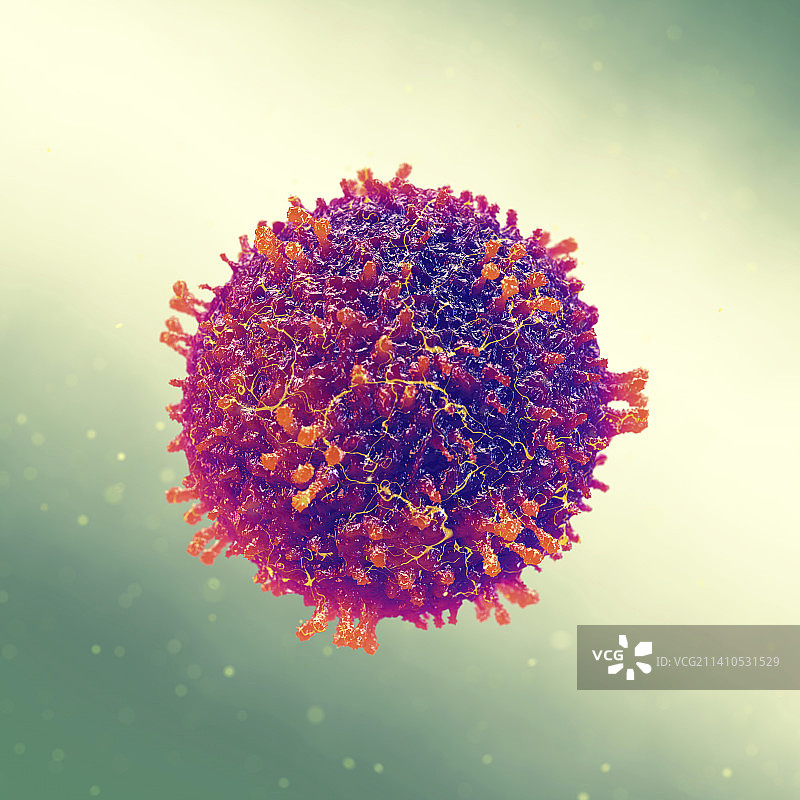 麻疹病毒图示图片素材