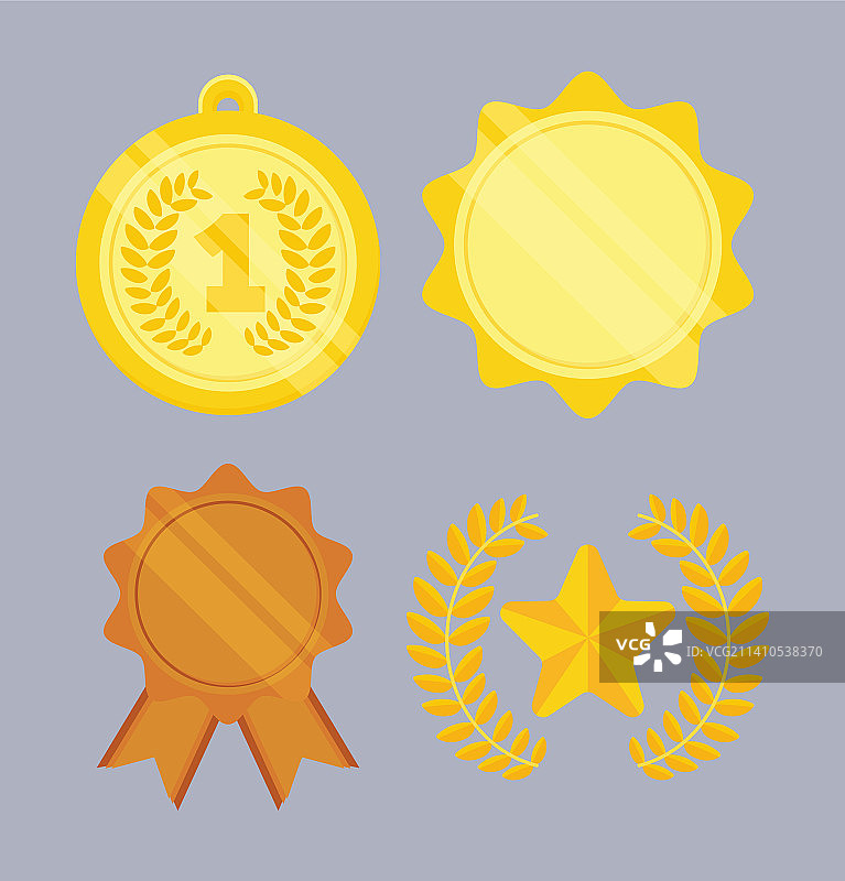 奖品和徽章素材图片素材