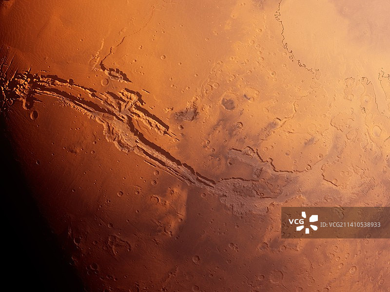 火星水手号峡谷插图图片素材