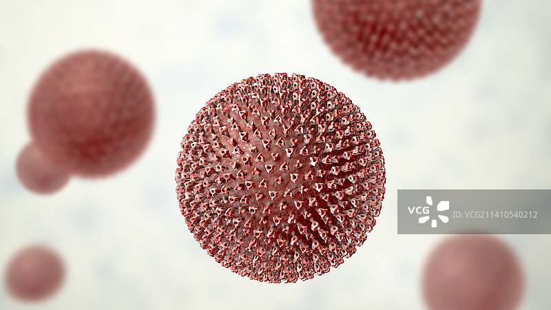 麻疹病毒插图图片素材