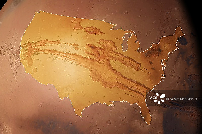 美国与水手谷对比图图片素材