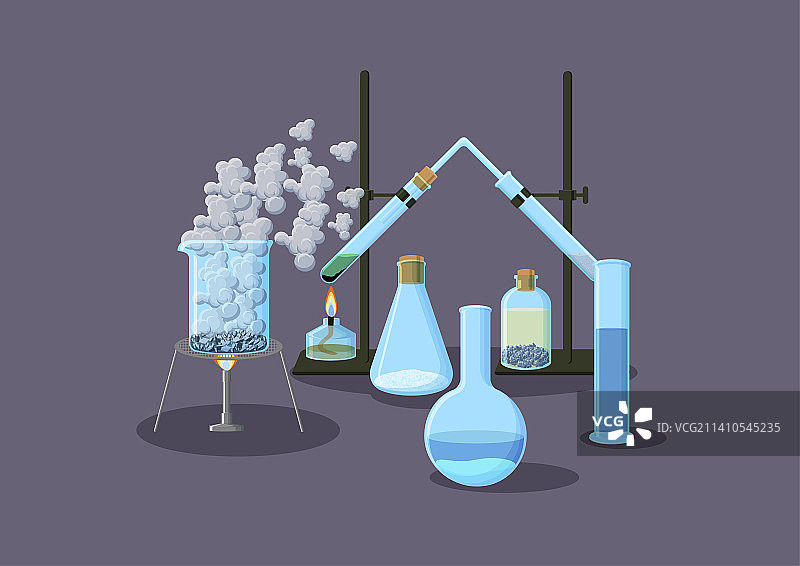 实验室研究概念插画图片素材