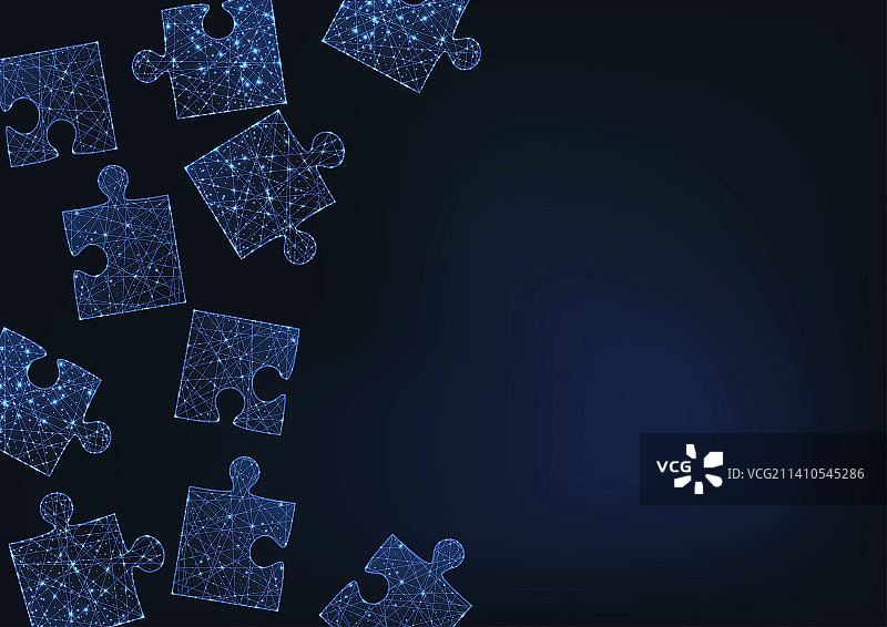 拼图碎片插画图片素材