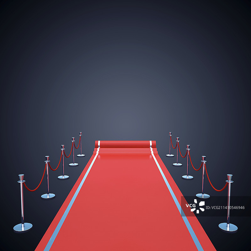 红地毯插画图片素材