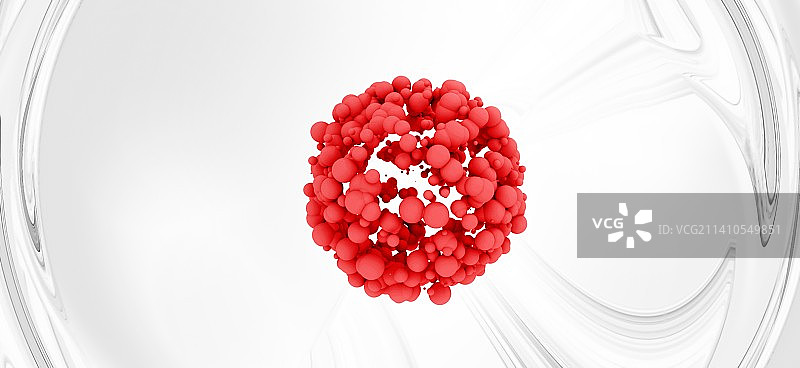 纳米粒子概念图图片素材