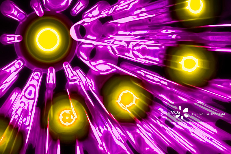 高能光子发射概念图图片素材