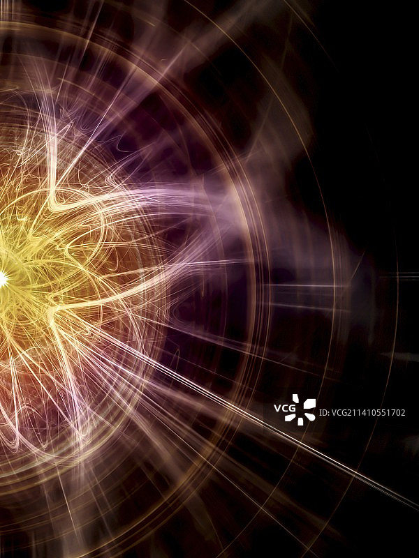 高能粒子碰撞概念插图图片素材