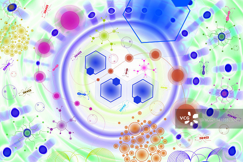 合成生物学概念图图片素材