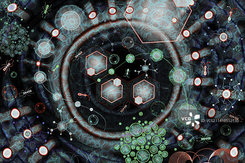 合成生物学概念图图片素材