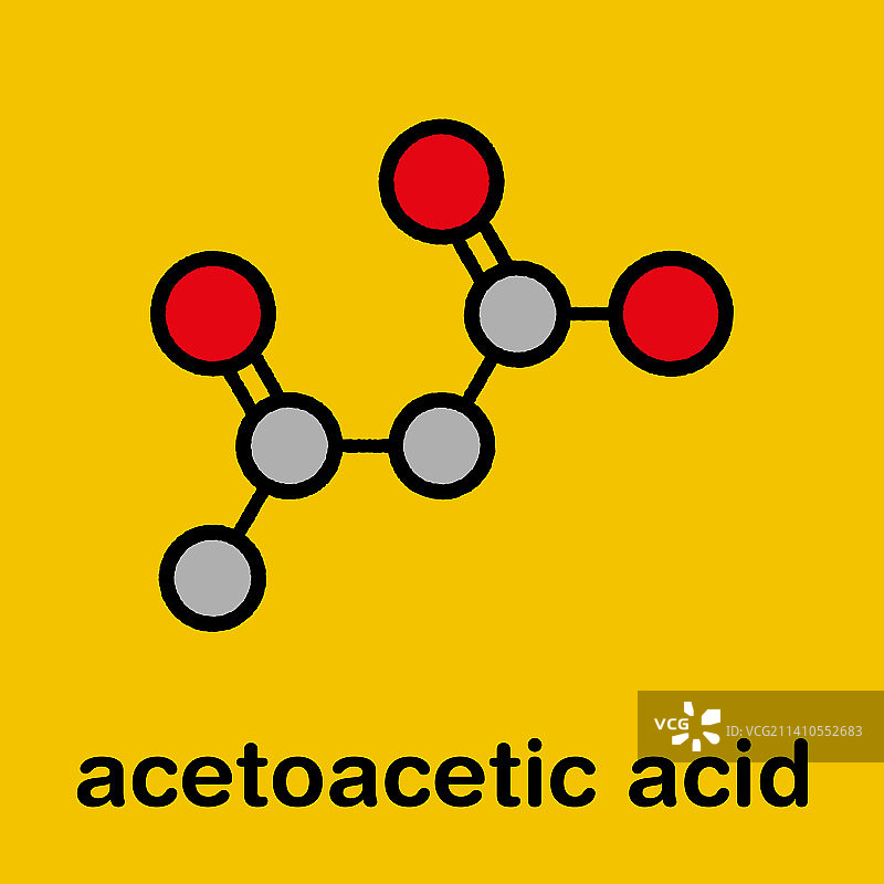 酮体分子，图示图片素材