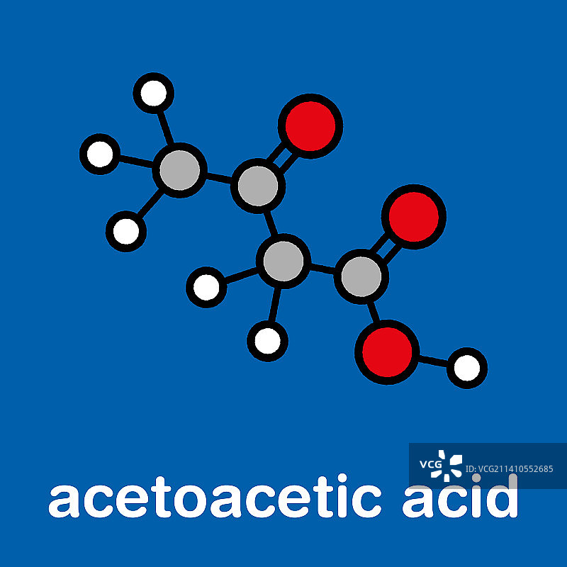 酮体分子，图示图片素材