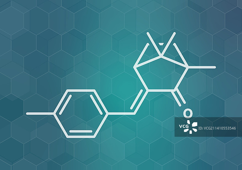 恩扎卡门防晒霜分子结构图图片素材
