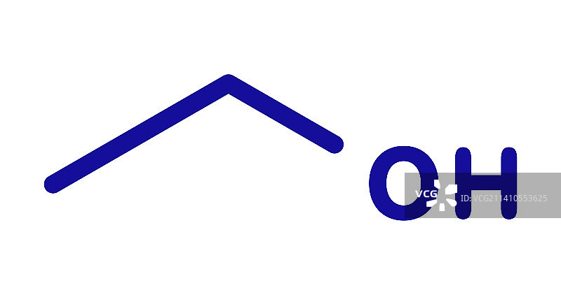 乙醇分子结构示意图图片素材