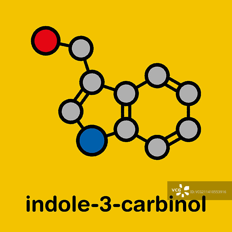 十字花科蔬菜吲哚-3-甲醇分子图片素材