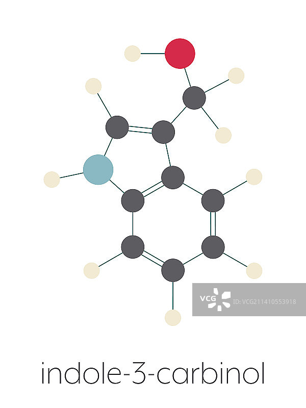 十字花科蔬菜吲哚-3-甲醇分子图片素材