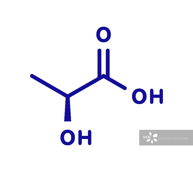 乳酸乳糖分子结构图图片素材
