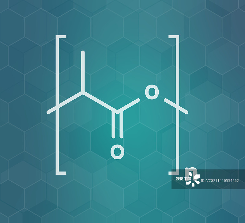 聚乳酸生物塑料化学结构图图片素材