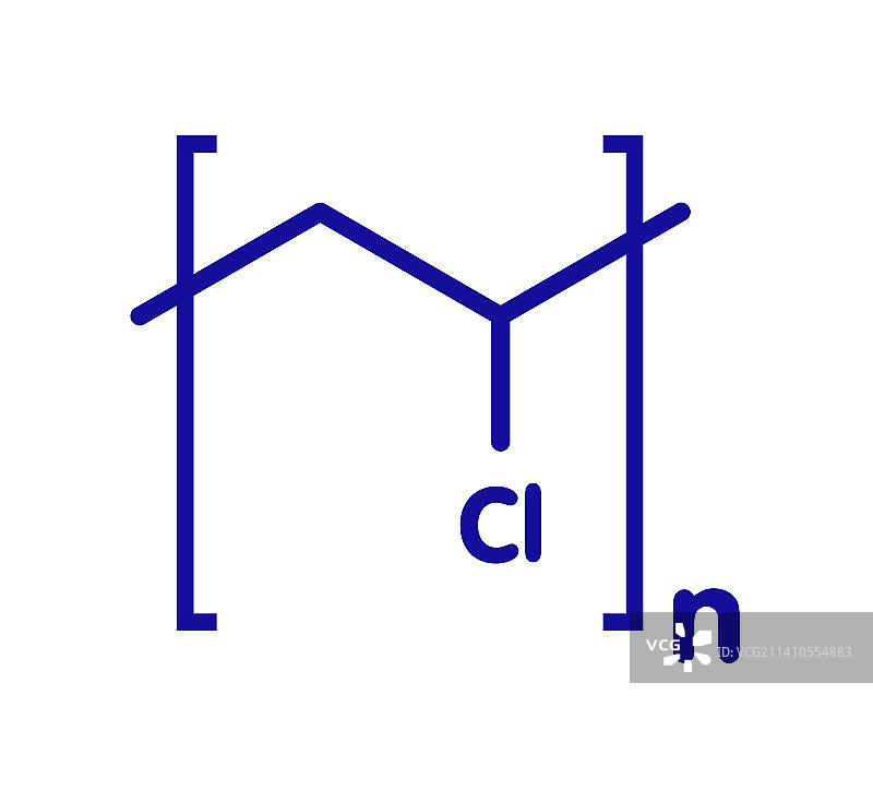 聚氯乙烯聚合物化学结构图图片素材