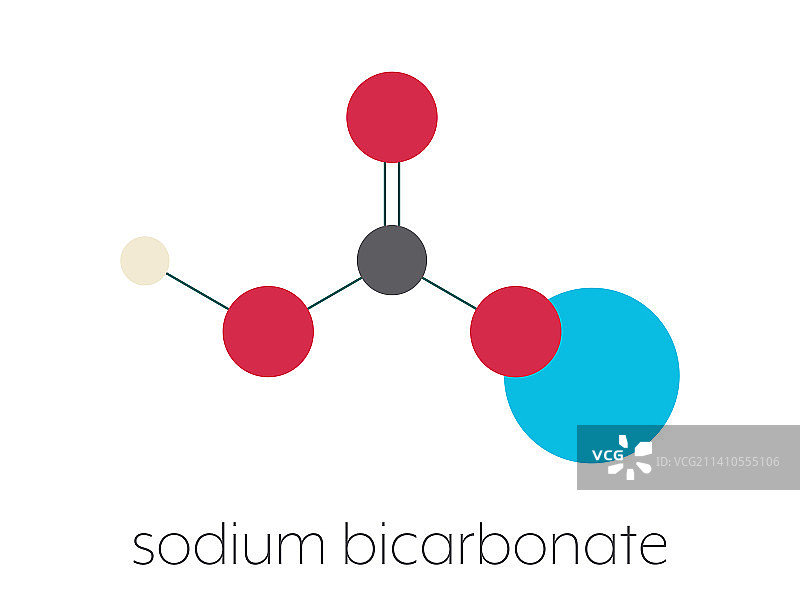 碳酸氢钠化学结构图图片素材