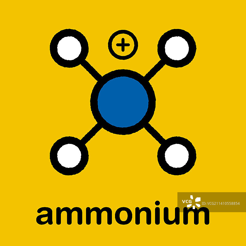 铵阳离子，图示图片素材