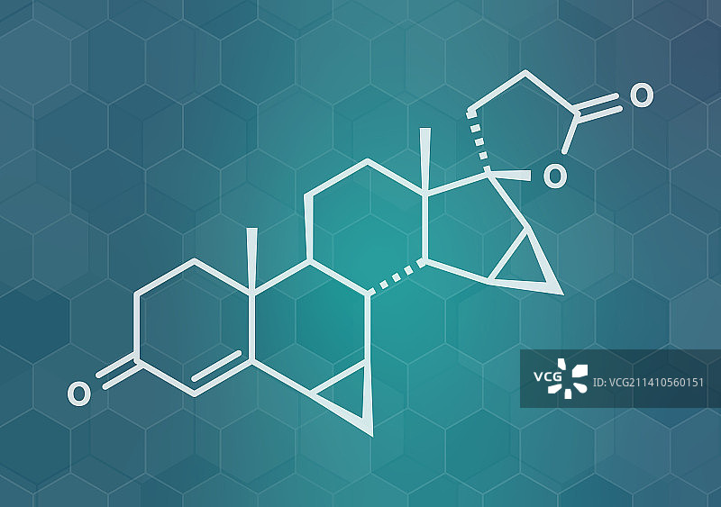 屈螺酮避孕药分子结构图图片素材