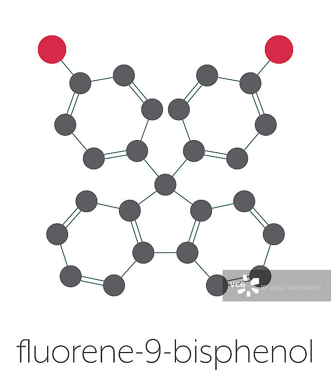 芴-9-双酚分子结构图图片素材