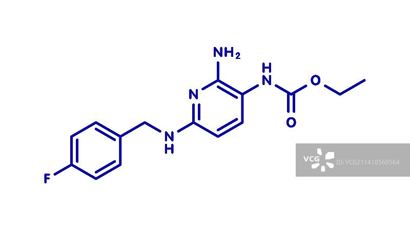 氟吡汀止痛药分子结构图图片素材