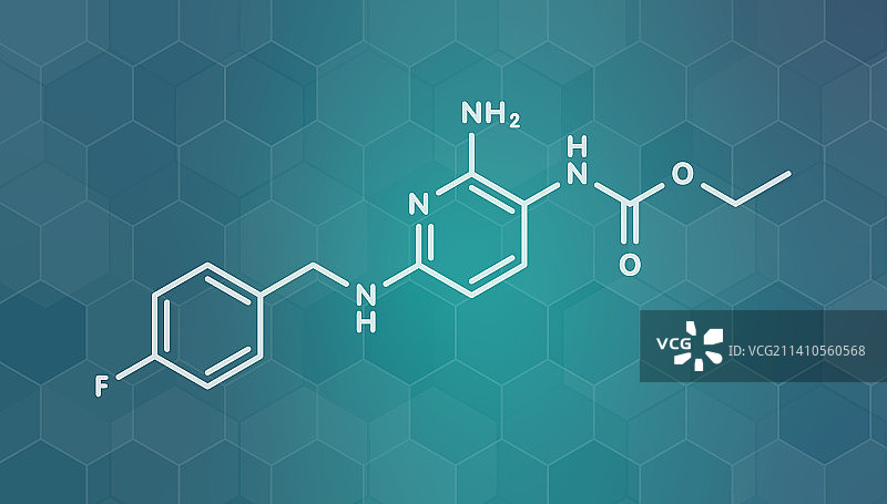 氟吡汀止痛药分子结构图图片素材