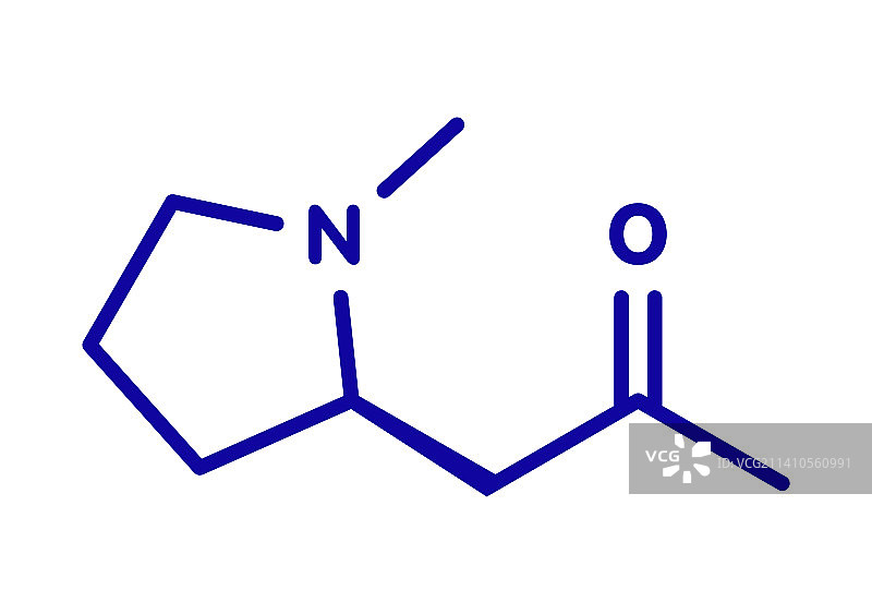 古柯碱生物碱分子结构图图片素材