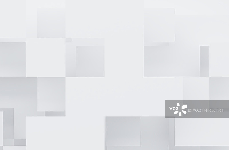 白色背景抽象方块图片素材