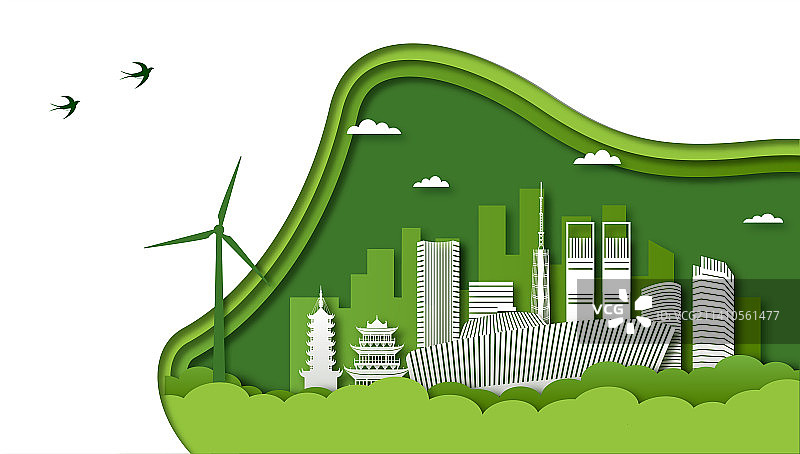 中国江苏省淮安市城市矢量插画网页版图片素材