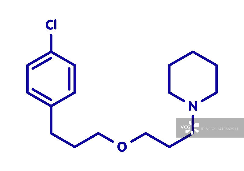 匹托利桑发作性睡病药物分子，图示图片素材