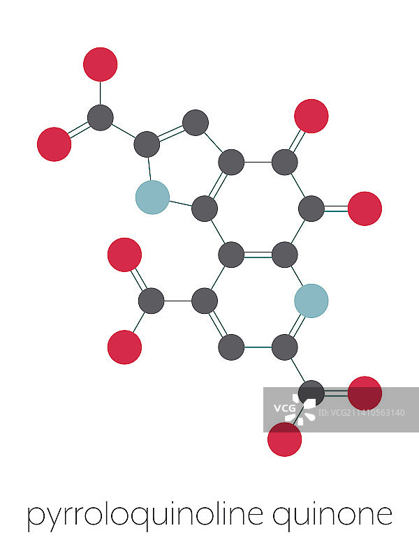 吡咯喹啉醌氧化还原辅因子分子图片素材